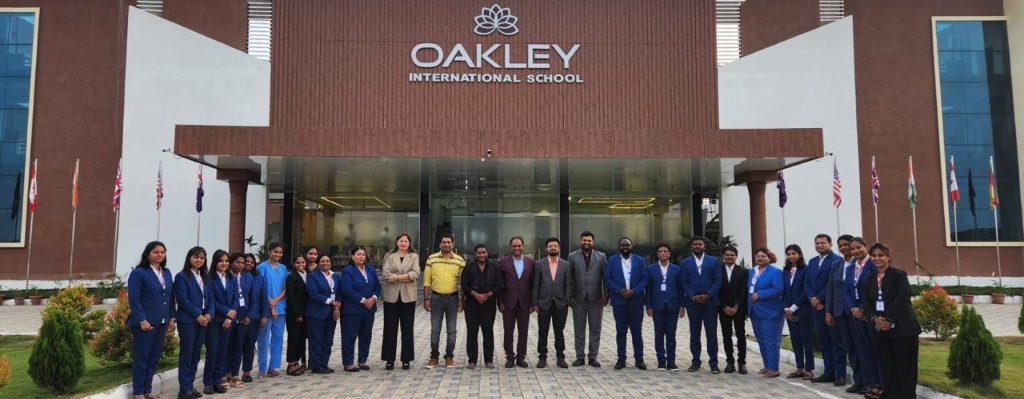 Oakley International School Main Facade & Leadership Team